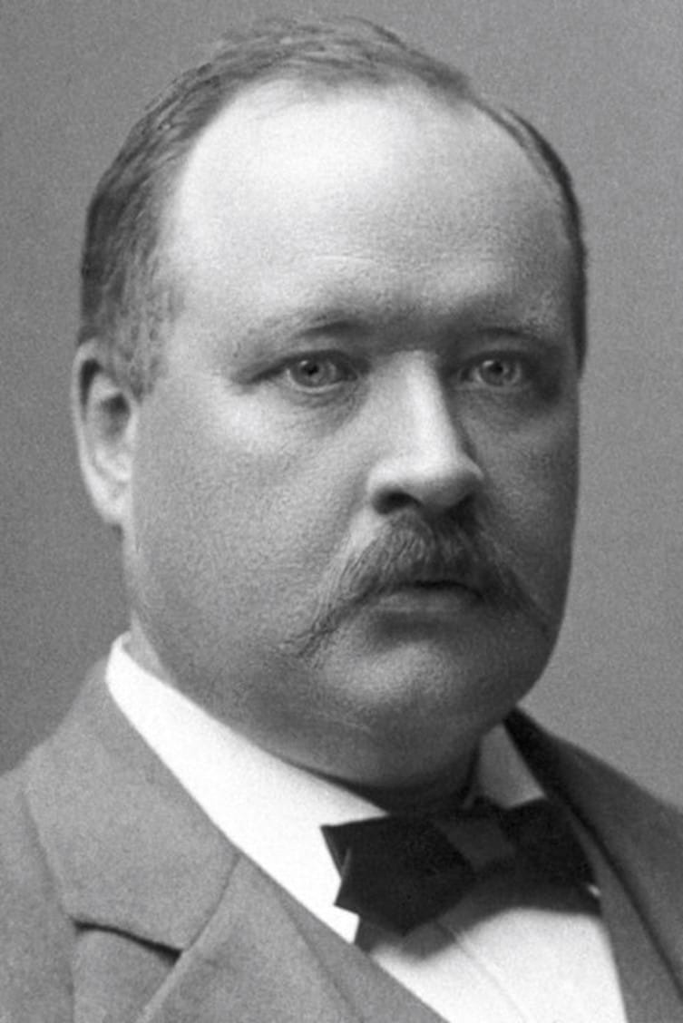 Nobel Chemistry Award – 1903 – Svante August Arrhenius Portrait of Swedish chemist and Nobel laureate Svante Arrhenius with a mustache and bow tie