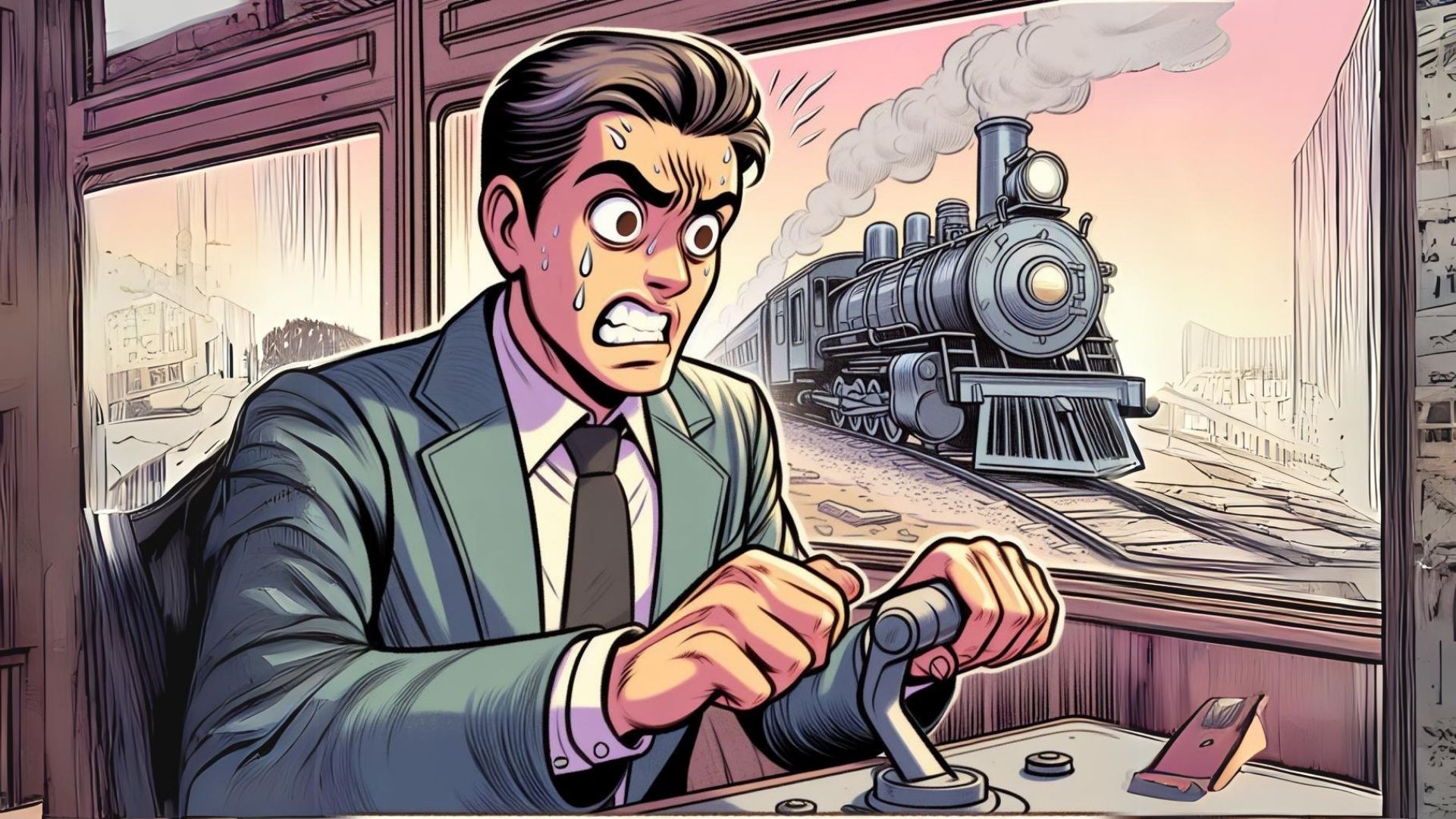 trolley dilemma arm