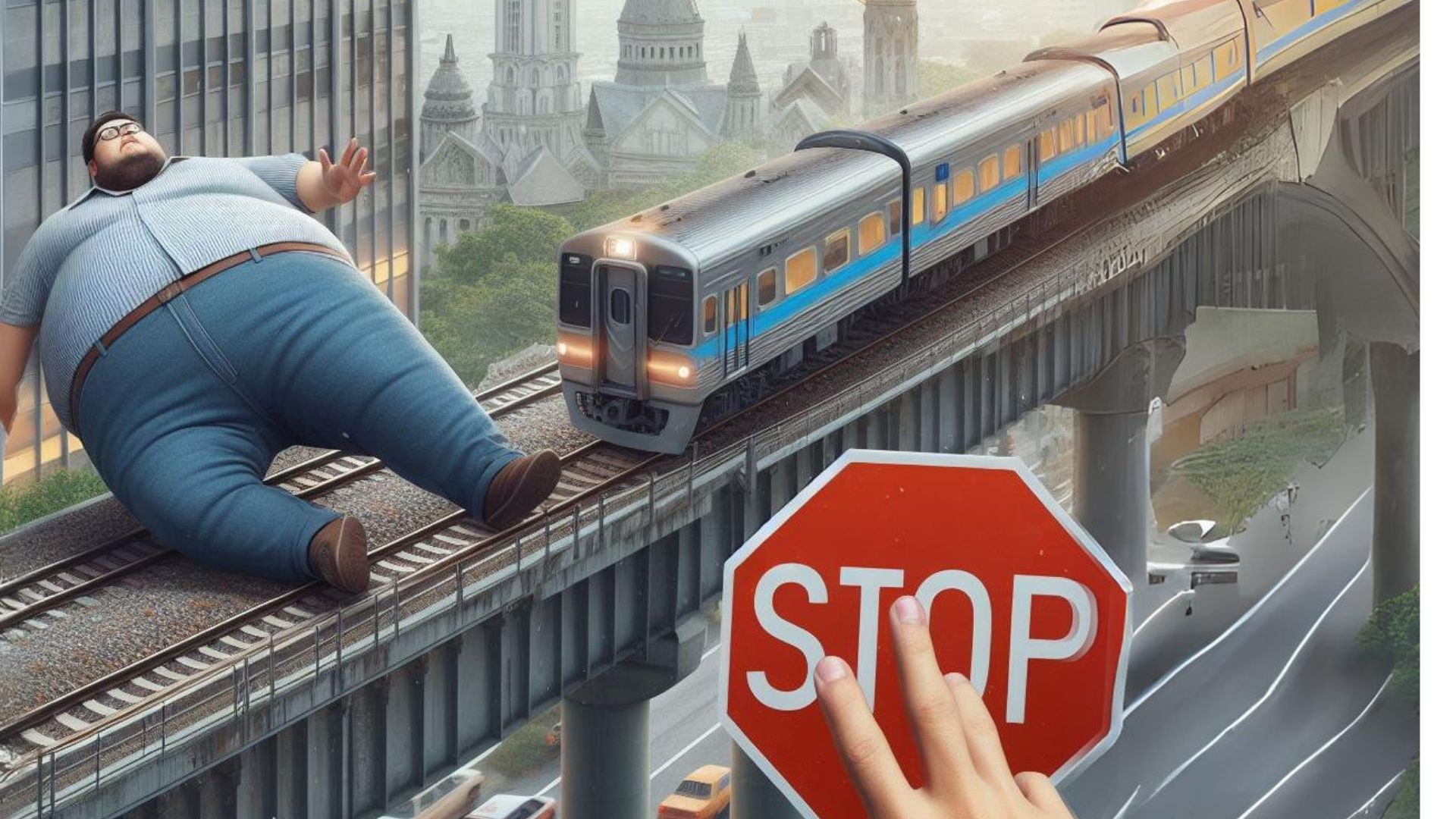 trolley dilemma fat