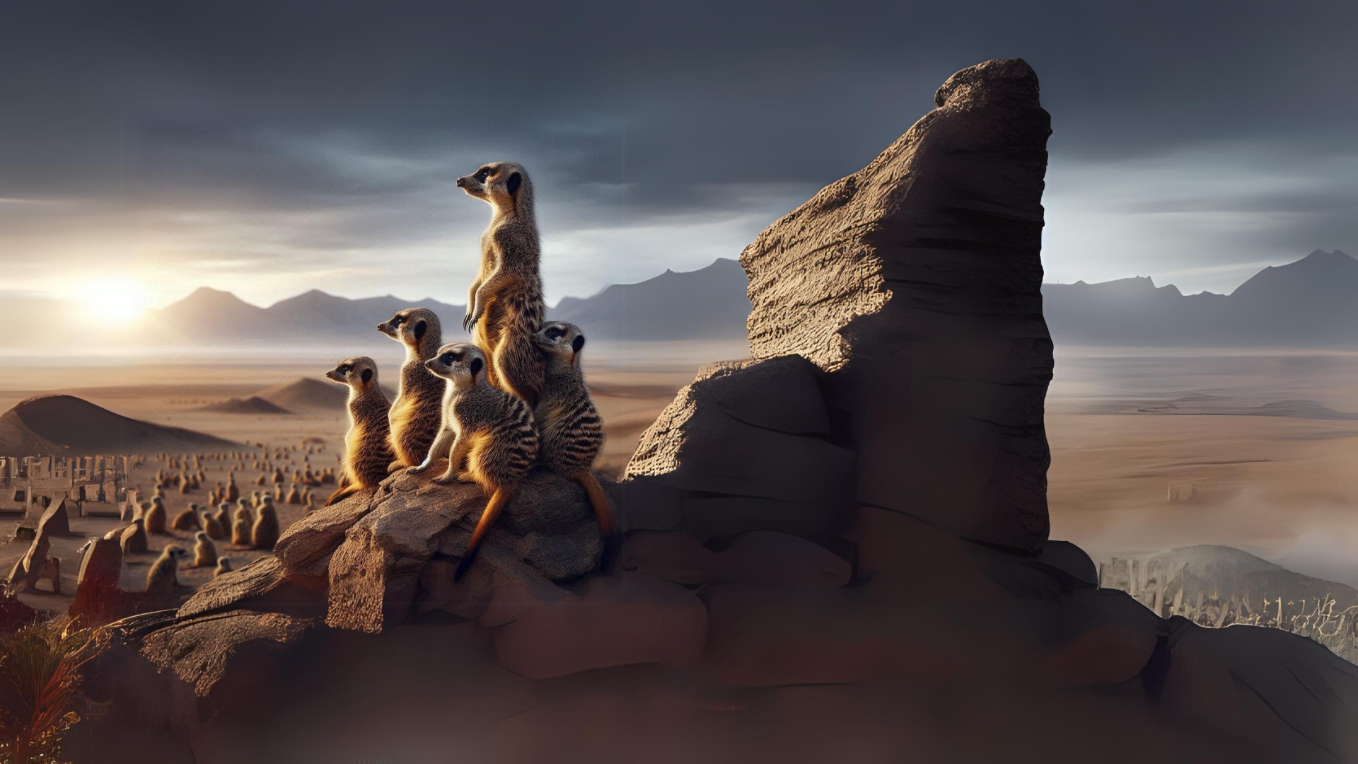 The Desert's Loyal Minions: Meerkats The Desert's Loyal Minions: Meerkats