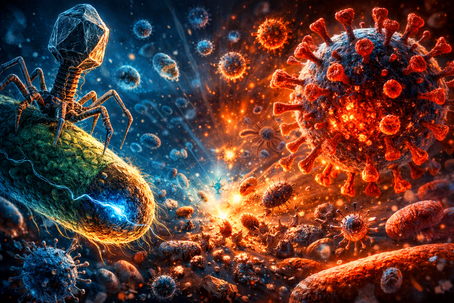 Can Germs Get Germs? Mikroplar Mikrop Kapar mi